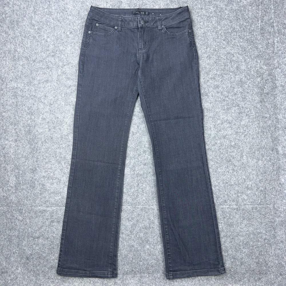 Prana Jeans Women 6 28 Gray Jada Jean Stretch 5-Pocket Outdoor Denim Pants 29x32